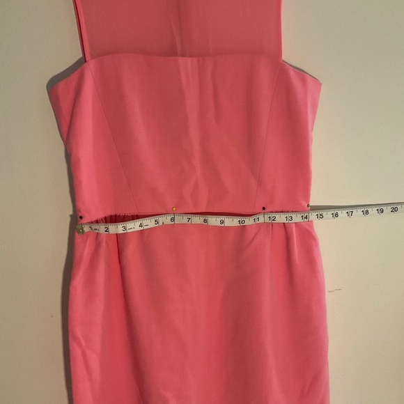 Sandro shift dress, sheer top, sheer back to waist - Picture 11 of 12